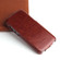 iPhone 13 Pro Max Fierre Shann Retro Oil Wax Texture Vertical Flip PU Leather Case  - Brown