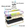 iPhone 13 Pro Max Shockproof Silicone + PC Protective Case with Dual-Ring Holder  - Colorful Beige