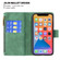 iPhone 13 Pro Max Flying Butterfly Embossing Pattern Zipper Horizontal Flip Leather Case with Holder & Card Slots & Wallet  - Green