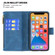 iPhone 13 Pro Max Flying Butterfly Embossing Pattern Zipper Horizontal Flip Leather Case with Holder & Card Slots & Wallet  - Blue
