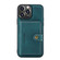 iPhone 13 Pro Max JEEHOOD Retro Magnetic Detachable Protective Case with Wallet & Card Slot & Holder  - Blue