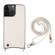 iPhone 13 Pro Max Fish Tail Card Slot PU + TPU Phone Case with Long Lanyard - White