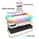 iPhone 13 Pro Max Shockproof Silicone + PC Protective Case with Dual-Ring Holder  - Colorful Rose Gold