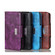 iPhone 13 Pro Max Crazy Horse Texture Magnetic Buckle Horizontal Flip Leather Case with Holder & 6-Card Slots & Wallet  - Purple