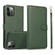 iPhone 13 Pro Max Calf Texture 2 in 1 Detachable Magnetic Back Cover Horizontal Flip Leather Case with Holder & Card Slots & Wallet & Photo Frame  - Green