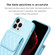 iPhone 13 Pro Max Vertical Wallet Rhombic Leather Phone Case - Blue