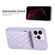 iPhone 13 Pro Max Vertical Wallet Rhombic Leather Phone Case - Purple