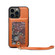 iPhone 13 Pro Max ESEBLE Star Series Lanyard Holder Card Slot Phone Case - Brown