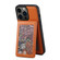 iPhone 13 Pro Max ESEBLE Star Series Lanyard Holder Card Slot Phone Case - Brown