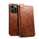 iPhone 13 Pro Max Baroque Simple Horizontal Flip Leather Case with Holder & Card Slots & Wallet  - Light Brown