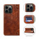 iPhone 13 Pro Max Baroque Simple Horizontal Flip Leather Case with Holder & Card Slots & Wallet  - Light Brown