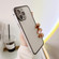 iPhone 13 Pro Max Camera Protector Buckle Frosted Glass Phone Case  - Silver