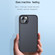 iPhone 13 TOTUDESIGN AA-178 Gingle Series Translucent Matte PC + TPU Phone Case Pro Max - Black
