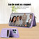 iPhone 13 Pro Max Zipper Card Bag Back Cover Phone Case - Purple