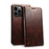 iPhone 13 Pro Max Baroque Simple Horizontal Flip Leather Case with Holder & Card Slots & Wallet  - Dark Brown
