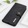 iPhone 13 Pro Max KHAZNEH Cowhide Texture Horizontal Flip Leather Case with Holder & Card Slots & Wallet  - Black