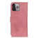 iPhone 13 Pro Max KHAZNEH Cowhide Texture Horizontal Flip Leather Case with Holder & Card Slots & Wallet  - Pink