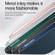 iPhone 13 Pro Max SULADA Luxury 3D Carbon Fiber Textured Metal + TPU Frame Phone Case - Sea Blue