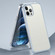 iPhone 13 Pro Max SULADA Luxury 3D Carbon Fiber Textured Metal + TPU Frame Phone Case - Silver