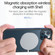 iPhone 13 Pro Max SULADA Luxury 3D Carbon Fiber Textured Metal + TPU Frame Phone Case - Sierra Blue