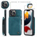 iPhone 13 Pro Max CaseMe C20 Multifunctional PC + TPU Protective Case with Holder & Card Slot & Wallet  - Blue