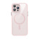 iPhone 13 Pro Max Crystal Clear Series Magsafe Magnetic Phone Case  - Pink