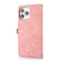 iPhone 13 Pro Max Zipper Card Slot Buckle Wallet Leather Phone Case - Pink