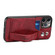 iPhone 13 Pro Max TPU + PU Leather Shockproof Protective Case with Card Slots and Hand Strap  - Red