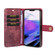 iPhone 13 Pro Max DG.MING Crazy Horse Texture Flip Detachable Magnetic Leather Case with Holder & Card Slots & Wallet  - Red