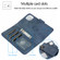 iPhone 13 Pro Max Retro 2 in 1 Detachable Horizontal Flip Leather Case with Card Slots & Wallet  - Dark Blue