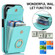 iPhone 13 Pro Max Anti-theft RFID Card Slot Phone Case - Mint Green