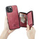 iPhone 13 Pro Max JEEHOOD Magnetic Zipper Horizontal Flip Leather Case with Holder & Card Slot & Wallet  - Red