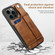 iPhone 13 Pro Max Suteni 215 Wrist Strap PU Phone Case  - Brown