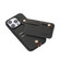 iPhone 13 Pro Max ABEEL Carbon Fiber RFID Card Holder Phone Case - Black