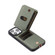 iPhone 13 Pro Max ABEEL Carbon Fiber RFID Card Holder Phone Case - Green