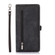iPhone 13 Pro Max Zipper Card Slot Buckle Wallet Leather Phone Case - Black