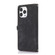 iPhone 13 Pro Max Zipper Card Slot Buckle Wallet Leather Phone Case - Black