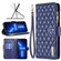 iPhone 13 Pro Max Diamond Lattice Zipper Wallet Leather Flip Phone Case  - Blue