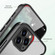 iPhone 13 Pro Max SULADA Metal Frame + Nano Glass + TPU Phone Case  - Dark Night Green
