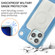 iPhone 13 Pro Max Colorful Magsafe Magnetic Phone Case  - Ice Blue