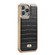 iPhone 13 Pro Max Fierre Shann Crocodile Texture Electroplating PU Phone Case  - Black