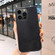iPhone 13 Pro Max Denior Oil Wax Cowhide Phone Case - Black