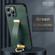 iPhone 13 Pro Max  SULADA Cool Series PC + Leather Texture Skin Feel Shockproof Phone Case - Green