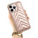 iPhone 13 Pro Max Suteni Plating Leather Soft TPU Phone Case - Pink