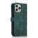 iPhone 13 Pro Max Dream 9-Card Wallet Zipper Bag Leather Phone Case - Green