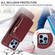 iPhone 13 Pro Max Crossbody Lanyard Zipper Wallet Leather Phone Case - Wine Red