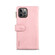 iPhone 13 Pro Max Retro Frosted Horizontal Flip Leather Case with Holder & Card Slot & Wallet & Zipper Pocket & Lanyard  - Rose Gold