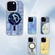 iPhone 13 Pro Max Navigation Series Matte Texture TPU + PC Magnetic Phone Case - Blue