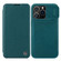 iPhone 13 Pro Max NILLKIN QIN Series Pro Sliding Camera Cover Leather Phone Case  - Green