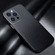 iPhone 13 Pro Max R-JUST Carbon Fiber Leather Texture All-inclusive Shockproof Back Cover Case  - Black